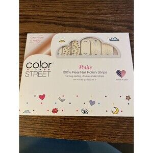 COLOR STREET NAIL STRIPS -HTF RARE Petite How Eye Roll 16 Strips